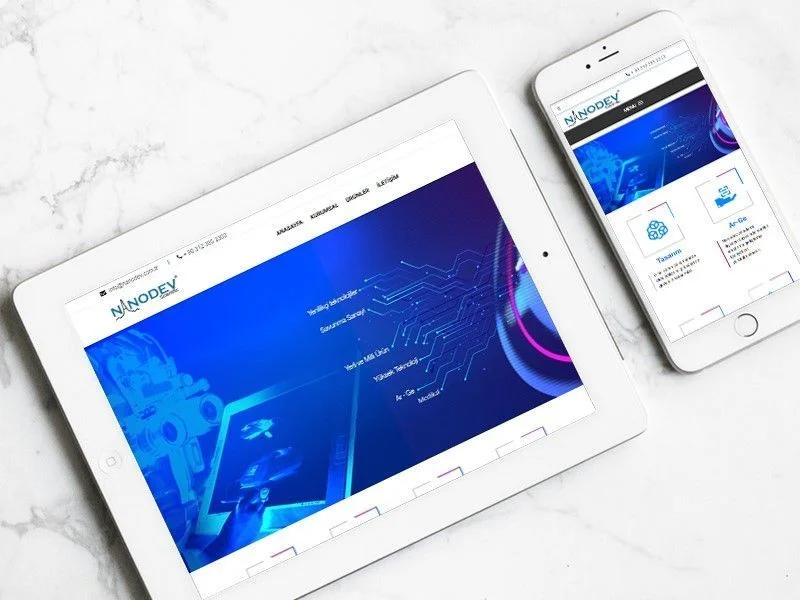 Nanodev Kurumsal Web Sitesi