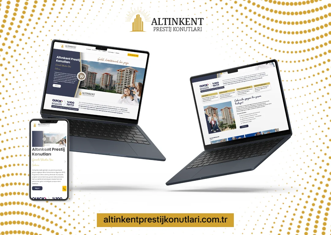 Altınkent Prestij Konutları Kurumsal Web Sitesi
