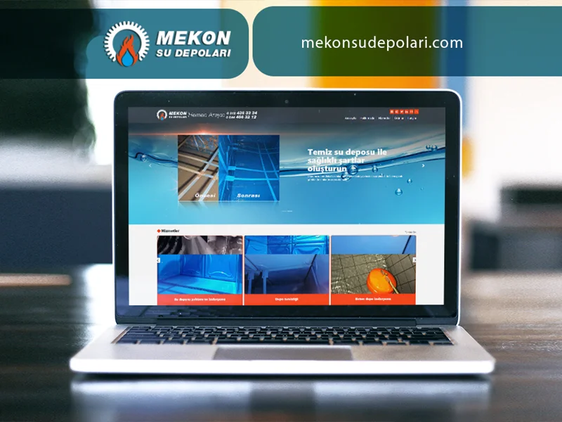Mekon Su Depoları Kurumsal Web Sitesi
