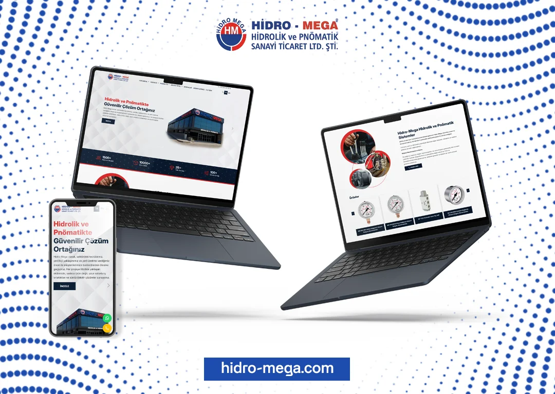 Hidro-Mega Hidrolik Kurumsal Web Sitesi